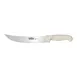 CAC China KSSK-101 Cimeter Steak Knife, 10" Blade, High-Carbon Steel, White Handle 1 image
