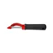 CAC China KTCG-PS05 Vegetable Peeler, 7" Black Soft‑Touch Handle, Stainless Steel, Dishwasher Safe 1 image