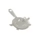 CAC China KUHW-4 Hawthorne Strainer, 4-Prong Perforated Stainless Steel 1 image