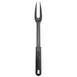 CAC China KUNL-F203 Serving Fork - 2-Prong Nylon Plastic, Black Finish, Heat-Resistant Kitchen Use 1 image