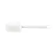 CAC China KUSB-R-10 Commercial Spatula, 10" Rubber Blade, White Handle, BPA Free 2 image