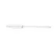 CAC China KUSB-R-10 Commercial Spatula, 10" Rubber Blade, White Handle, BPA Free 1 image