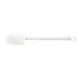 CAC China KUSB-R-16 Commercial Spatula, 16-1/4", Rubber Blade, White Handle, BPA Free 2 image