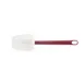 CAC China KUSB-S-10 Commercial Spatula, 10", Silicone Blade, Red Handle, White, BPA Free 2 image