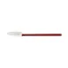 CAC China KUSB-S-16 Commercial Spatula, 16-1/4", Silicone Blade, Red Handle, White, BPA Free 1 image