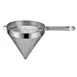 CAC China KUSC-12C Cap Strainer, 12" Diameter Coarse Mesh Stainless Steel Kitchen Strainer 1 image