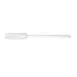 CAC China KUSF-R-14 Commercial Spatula, 14", Flat Blade, Rubber, White Handle And Blade, BPA Free 1 image
