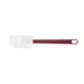 CAC China KUSF-S-10 Commercial Spatula, 10", Flat Blade, Silicone, Red Handle, White Blade, BPA Free 2 image