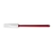 CAC China KUSF-S-14 Commercial Spatula, 14", Silicone Blade, Red Handle, White, BPA Free 1 image