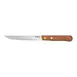 CAC China KWSK-46 Steak Knife, 4-3/4", Stainless Steel Blade, Wood Handle, Sold per 1 Dozen 1 image
