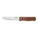 CAC China KWSK-50 Jumbo Steak Knife, 5" Stainless Steel Blade, Wood Handle, Sold per 1 Dozen 1 image