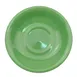 CAC China LV-2-G Las Vegas Saucer, 6" Dia x 1" H, Green Ceramic, Dishwasher Oven Safe - 1 Dozen 1 image
