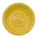 CAC China LV-2-Y Las Vegas Saucer, 6" Dia x 1" H, Yellow Ceramic, Microwave Safe - 1 Dozen 1 image