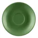 CAC China LV-36-G After‑Dinner Saucer, 4.5" Dia x 0.75" H, Green Stoneware, Dishwasher - 1 Dozen 1 image