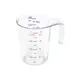 CAC China MCBK-25 Measuring Cup, 1 Cup/250mL, Polycarbonate, Dual Color Gradations 1 image