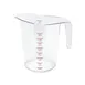 CAC China MCBK-400 Measuring Cup, 4 Qt./4000 mL, Polycarbonate, Dual Color Graduation, Molded Handle 1 image
