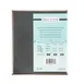 CAC China MCC1-11BN Menu Cover, 1-Panel Letter Size, 8.5" x 11", Faux Leather, Brown 1 image