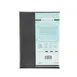 CAC China MCC1-14BN Menu Cover - 8-1/2" x 14" Legal Size Faux Leather Brown Booklet Style 1 image