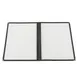 CAC China MCP2-911BK Menu Cover, 2-Pocket Vinyl Booklet, 8½" x 11" Black Trim, Double‑Sided View 1 image