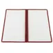 CAC China MCP2-914BY Menu Cover - 2-Pocket Booklet, 8-1/2" x 14", Double-Sided View, Corners, Trim 1 image