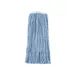 CAC China MHD1-24BL Wet Mop Head - 24 oz, 1‑1/4" Blue Band, 4‑Ply Poly‑Cotton, Cut End, Washable 1 image
