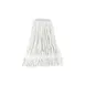 CAC China MHD2-32WT Wet Mop Head - 32 oz, 1‑1/4" Band, 4‑Ply Poly‑Cotton Yarn, White Loop End 1 image