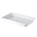 CAC China MLBF-101-W Full-Size Melamine Buffet Pan, 1/1 Size, 2-1/2" Deep, White 1 image