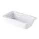 CAC China MLBF-104-W Melamine Buffet Pan, 1/4 Size, 2-1/2" Deep, White - 1 Dozen 1 image