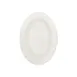 CAC China MLDRE-13 Oval Platter, 11.5" W x 8.25" D x 1" H, Black/Cherry Melamine - 1 Dozen 1 image