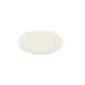 CAC China MLDRE-7 Dwight Round Plate, 7.125" Dia x 0.75" H, Ivory Melamine, Rolled Edge - 1 Dozen 1 image