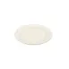 CAC China MLDRE-8 - 9" x 9" Round Ivory Melamine Plate with Rolled Edge, 0.875" Height - 1 Dozen 1 image