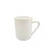 CAC China MLDRE-SI8 - 8 oz Plastic Mug, 3"W x 3"D x 3.5"H, Melamine, Black/Cherry - 1 Dozen 1 image