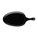 CAC China MLFP-OV15-MK Skillet Server, 14-5/8" L x 6-3/4" W x 1-1/8" H, Black Plastic - 1 Dozen 1 image