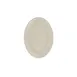 CAC China MLJSP-12 Jasper Oval Platter, 10.375" W x 7.375" D x 0.875" H, White Melamine - 1 Dozen 1 image
