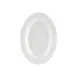 CAC China MLRN-14 Oval Platter, 12.5" x 8.9" White Melamine, Dishwasher Safe - 1 Dozen 1 image