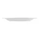 CAC China MLRN-9 Maxwell Plate, 9-3/4" Round Rolled Edge, White Melamine, Dishwasher Safe - 1 Dozen 2 image