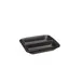 CAC China MLSD-QD2-MK Square Sauce Dish, 3 Oz, 3"1/8" x 3"1/8" x 5/8" Matte Black Melamine, 1 Dozen 1 image
