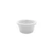 CAC China MRKF-1F - White Melamine Ramekin, 1.5 oz, 2.5" x 2.5" x 1.375" Platter - 1 Dozen 1 image
