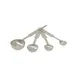 CAC China MSS1-4SET Measuring Spoons 4-Piece Stainless Steel 1/4 tsp, 1/2 tsp, 1 tsp, 1 tbsp - 4/Set 1 image