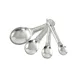 CAC China MSS2-4 Measuring Spoons – 4‑Piece Steel Set with 1/4 tsp, 1/2 tsp, 1 tsp & 1 Tbsp - Set 1 image