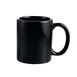 CAC China MUG-10-BLK - 10 oz Ceramic Mug, 3½" Dia x 3¾" H, Black, Microwave Safe - 1 Dozen 1 image