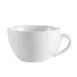 CAC China NCN-1 - Clinton 7.5oz Porcelain Coffee Cup, 3¾" Dia x 2" H, White, Microwave Safe - 1 Dozen 1 image