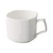CAC China NGA-1 Niagara Cup 8 oz Square Porcelain White Foot Dishwasher & Microwave Safe - 1 Dozen 1 image