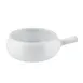 CAC China OC-15-P - 16 oz Onion Soup Crock, 7" x 5" x 2", Porcelain White, Microwave Safe - 1 Dozen 1 image