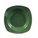 CAC China P-88-G Pasta Bowl, 22 oz (11.5"×11.5"×2"), Green Stoneware, Dishwasher Safe - 1 Dozen 1 image