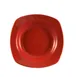 CAC China P-88-R Square Pasta Bowl, 22 oz (11" x 11" x 2"), Red Stoneware, Dishwasher Safe - 1 Dozen 1 image