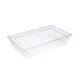 CAC China PCFP-F4 Full-Size Polycarbonate Food Pan, 4" Deep, Clear, Non-Stick Interior 1 image