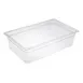 CAC China PCFP-F6 Full-Size Polycarbonate Food Pan, 6" Deep, Clear, Non-Stick Interior 1 image