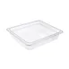 CAC China PCFP-H2 Polycarbonate Food Pan, Half-Size, 2-1/2" Deep, Clear, Non-Stick Interior 1 image