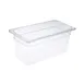 CAC China PCFP-T6 Polycarbonate Food Pan, 1/3-Size, 6" Deep, Clear, Non‑Stick, Shatter‑Resistant 1 image